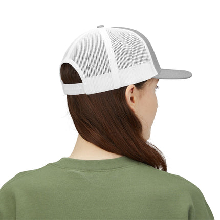 Patriotic Bull Snapback Trucker Cap - Embroidered USA Design