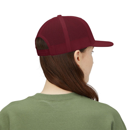 Patriotic Bull Snapback Trucker Cap - Embroidered USA Design